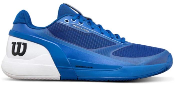 Wilson  Rush Pro 5 Sandplatzschuh Herren-blau, weiß